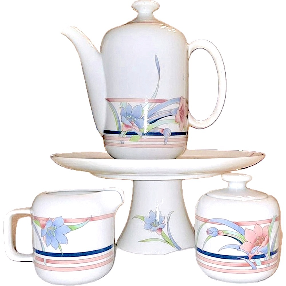 VINTAGE Toscany Tea Set Abbott Collection Japan